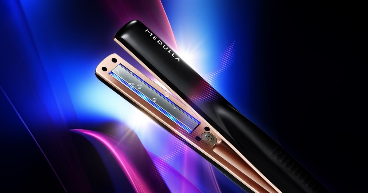 未使用品　メデュラ　ソニックシャインプロ　MEDULLA 超音波ヘアアイロン ソニックシャインプロ | 青色LED×超音波で叶えるサロン級美髪